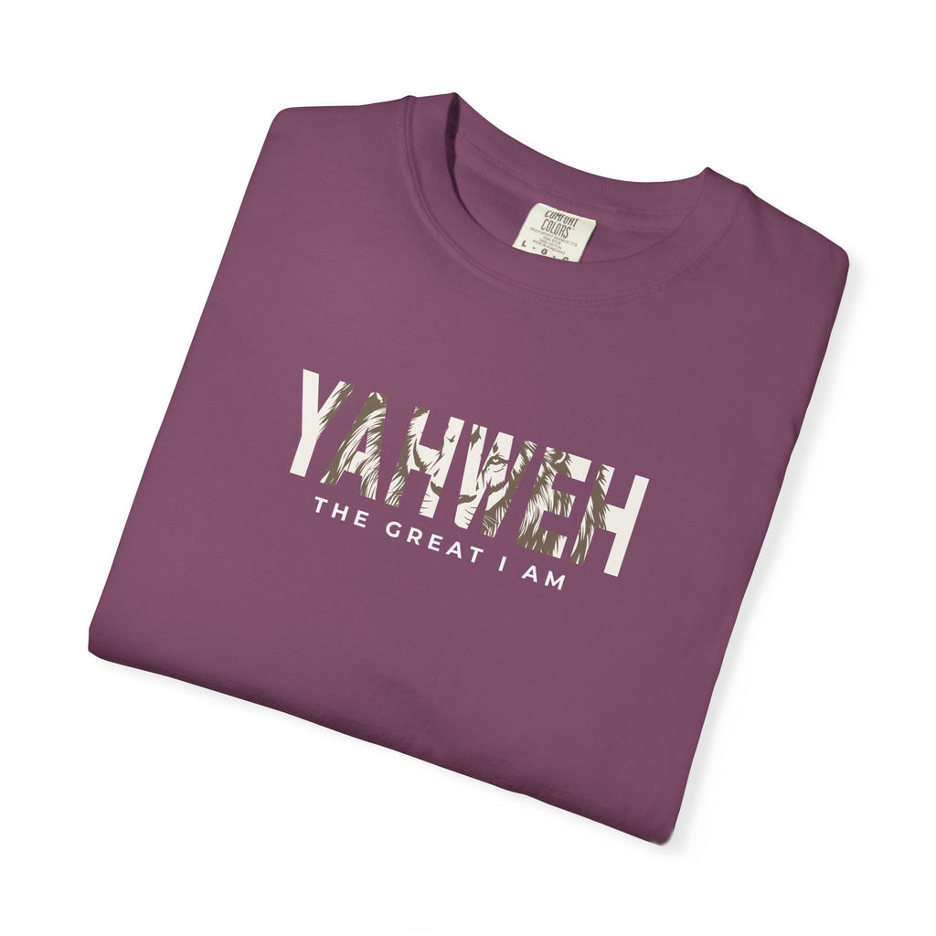 Minimal Lion Typography Comfort Colors T-Shirt