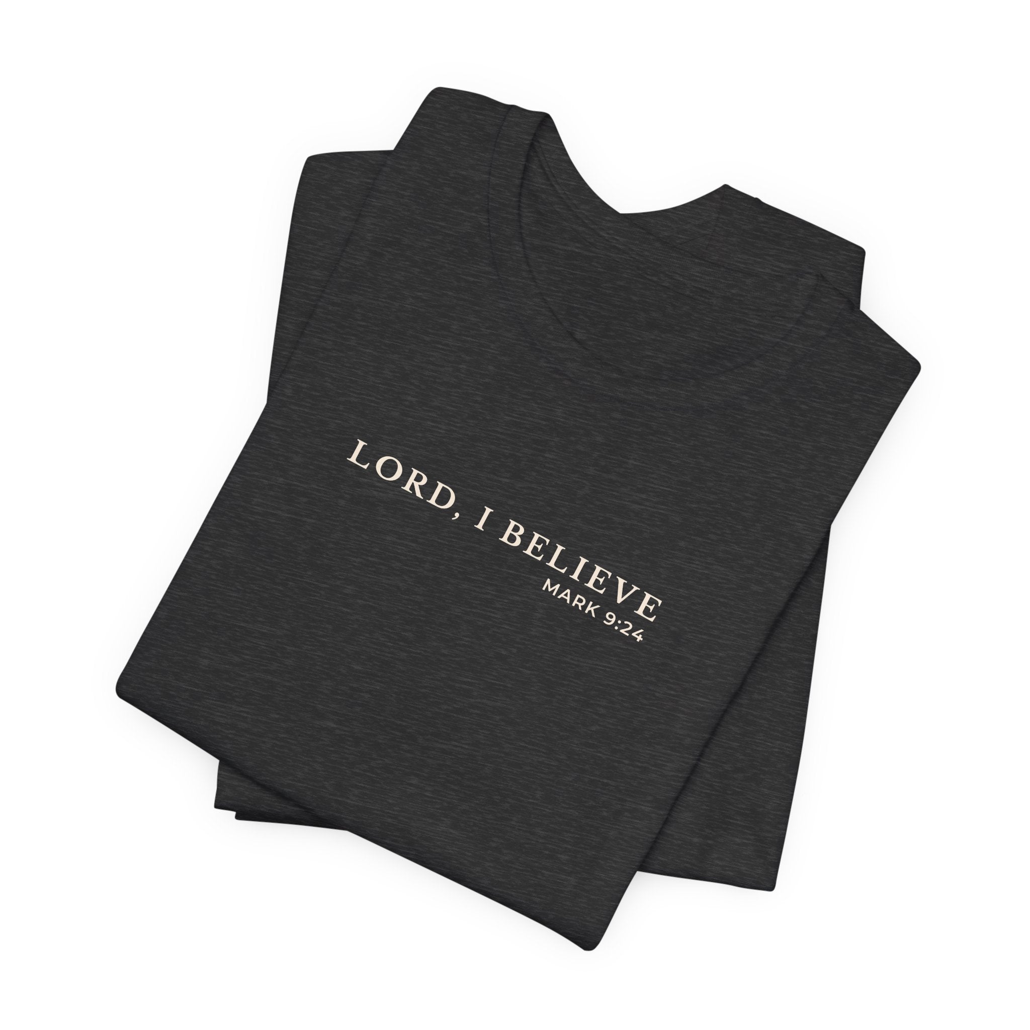 Believe Minimal Typography T-Shirt – Everyday Graphic Tee
