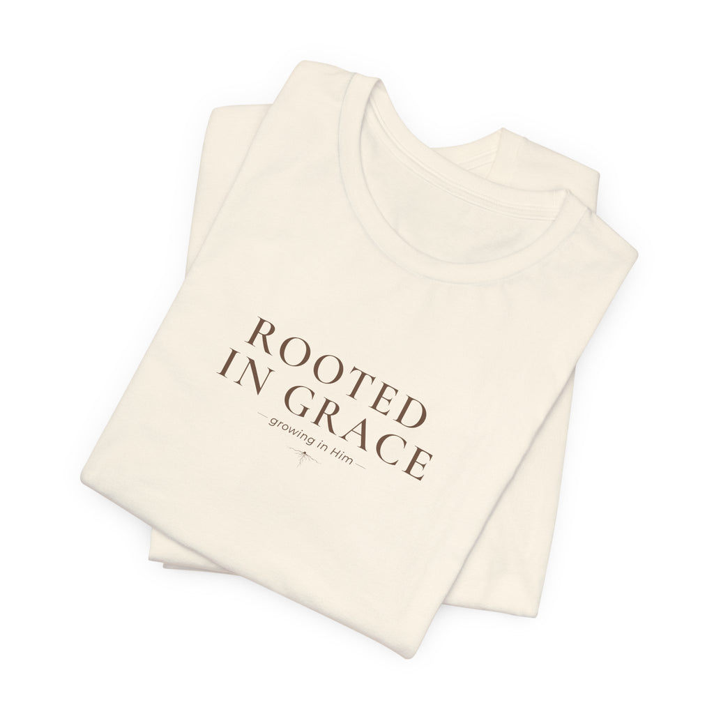 Rooted in Grace Minimalist Faith T-Shirt