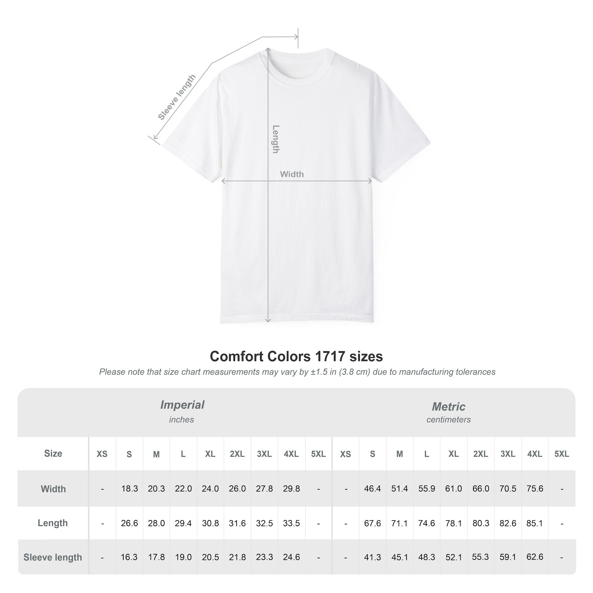 Minimal Provision Typography Comfort Colors T-Shirt