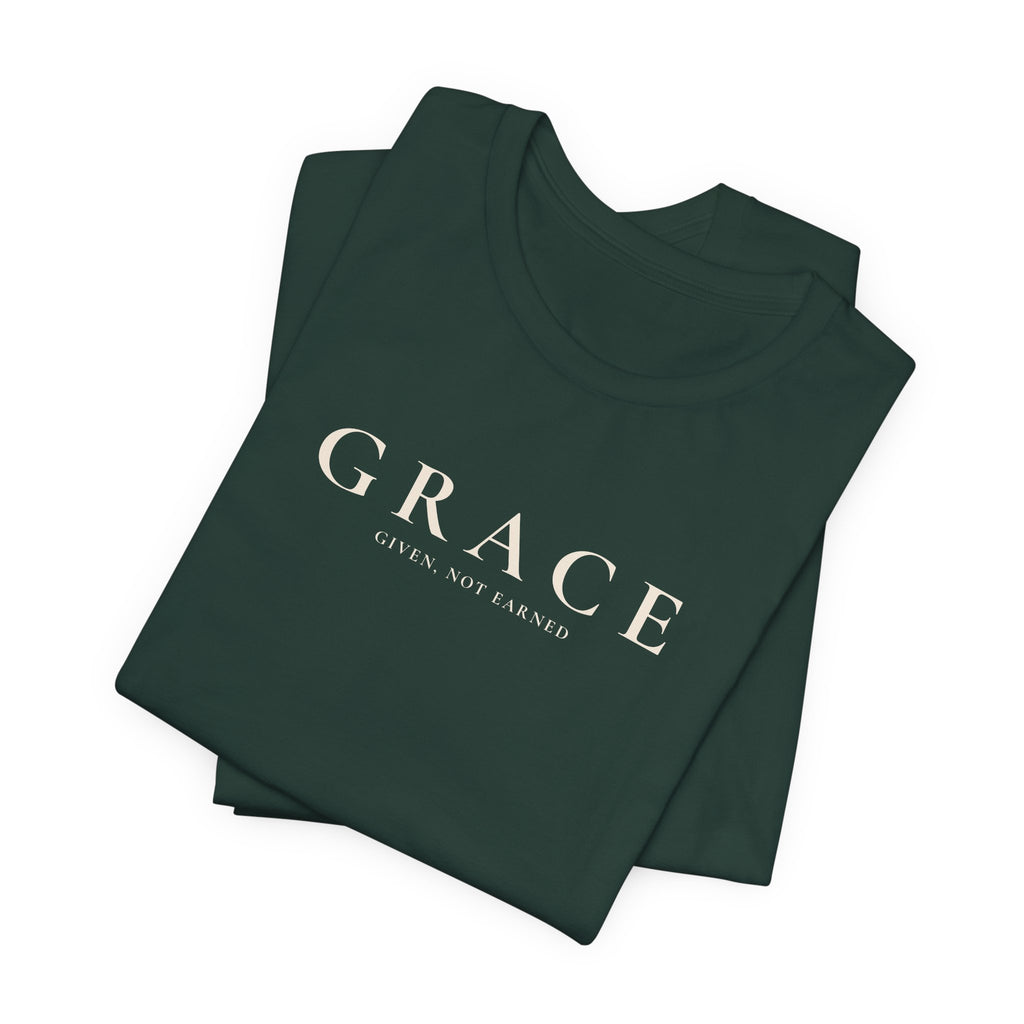 Grace Given Not Earned Minimal Unisex T-Shirt