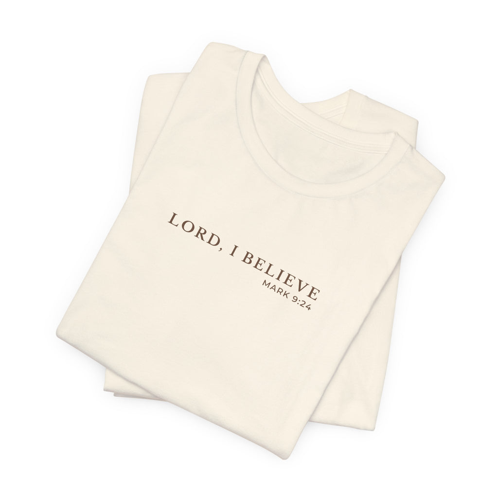 Believe Minimal Typography T-Shirt – Everyday Graphic Tee