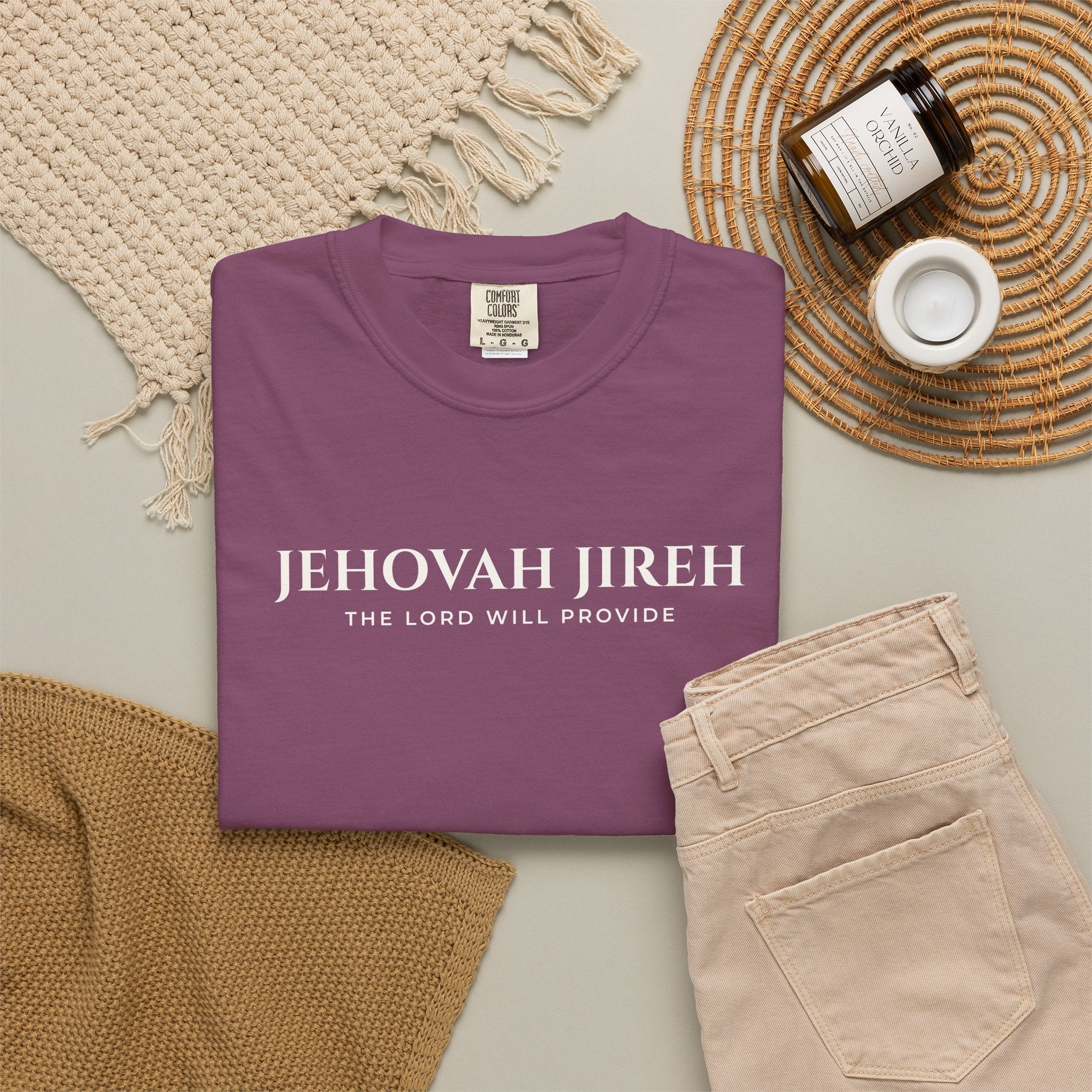 Minimal Provision Typography Comfort Colors T-Shirt