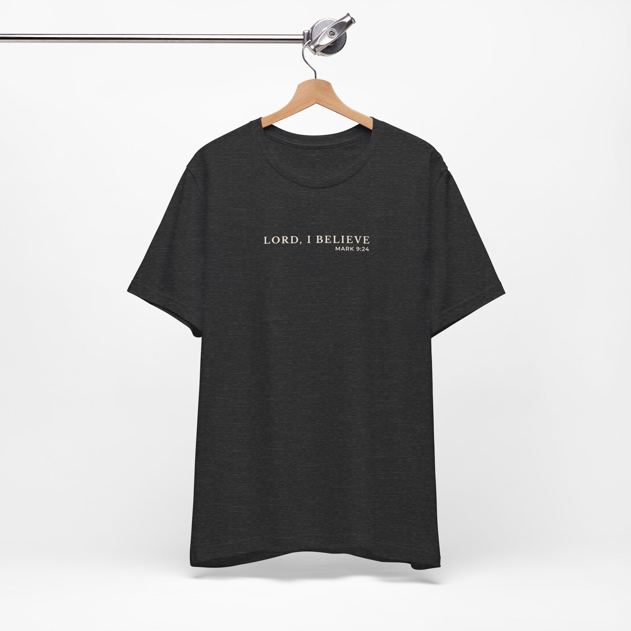 Believe Minimal Typography T-Shirt – Everyday Graphic Tee