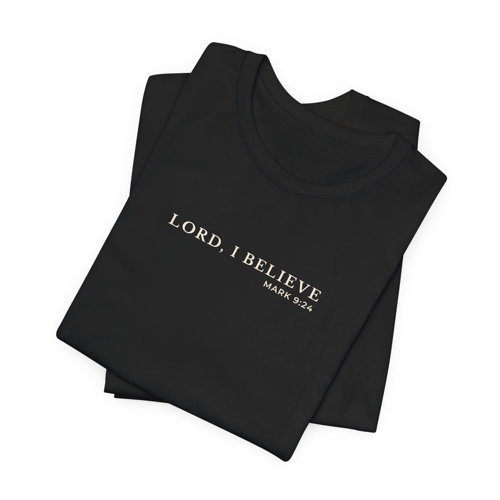Believe Minimal Typography T-Shirt – Everyday Graphic Tee