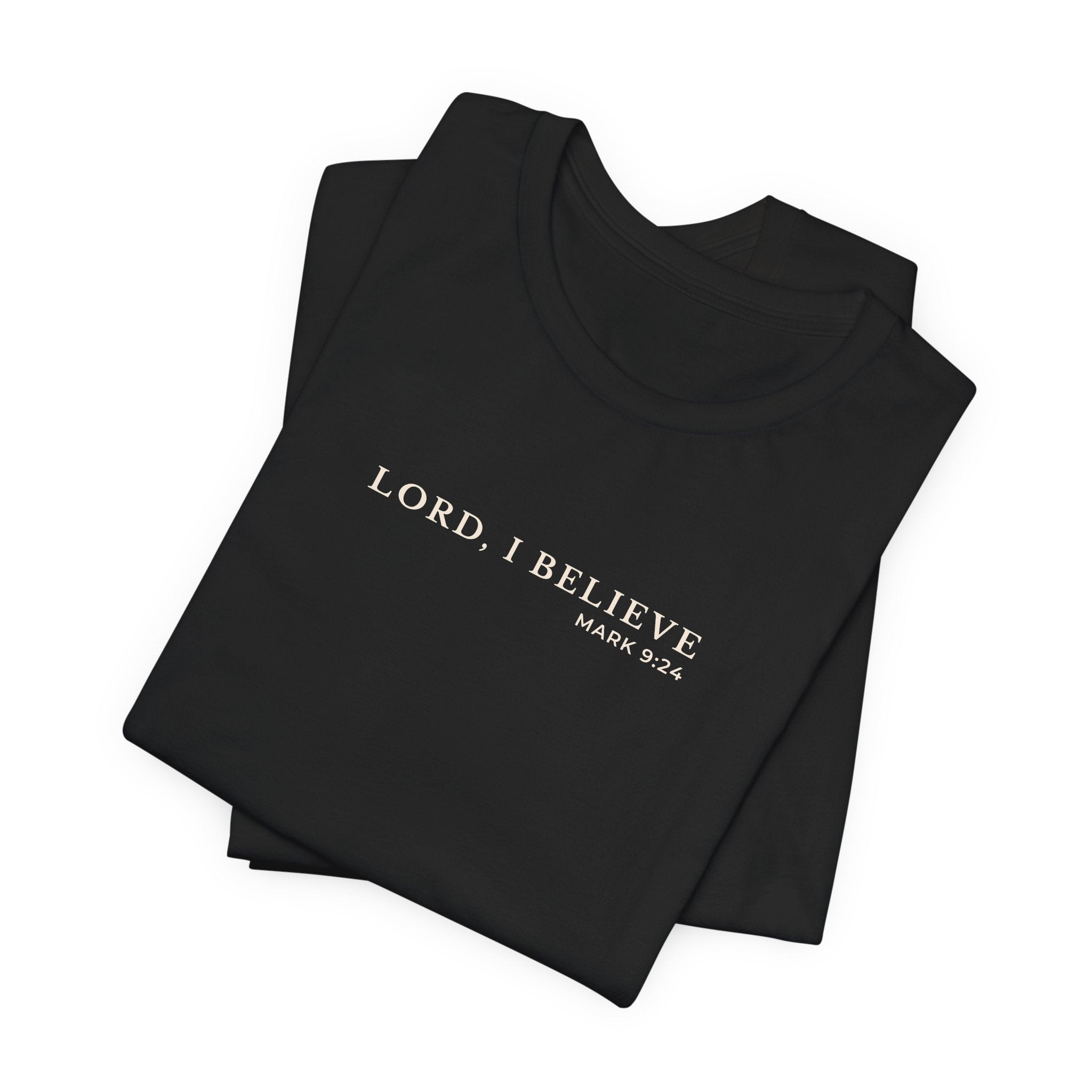 Believe Minimal Typography T-Shirt – Everyday Graphic Tee