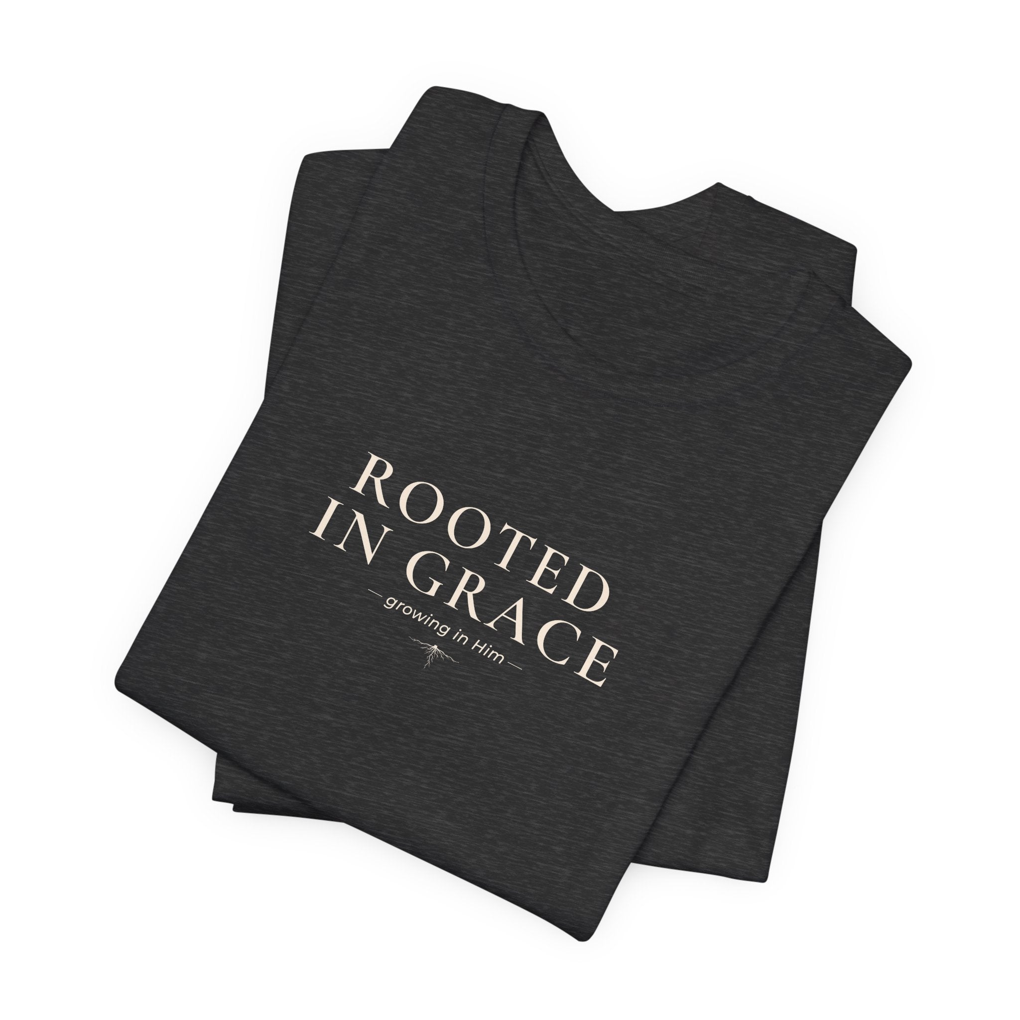Rooted in Grace Minimalist Faith T-Shirt