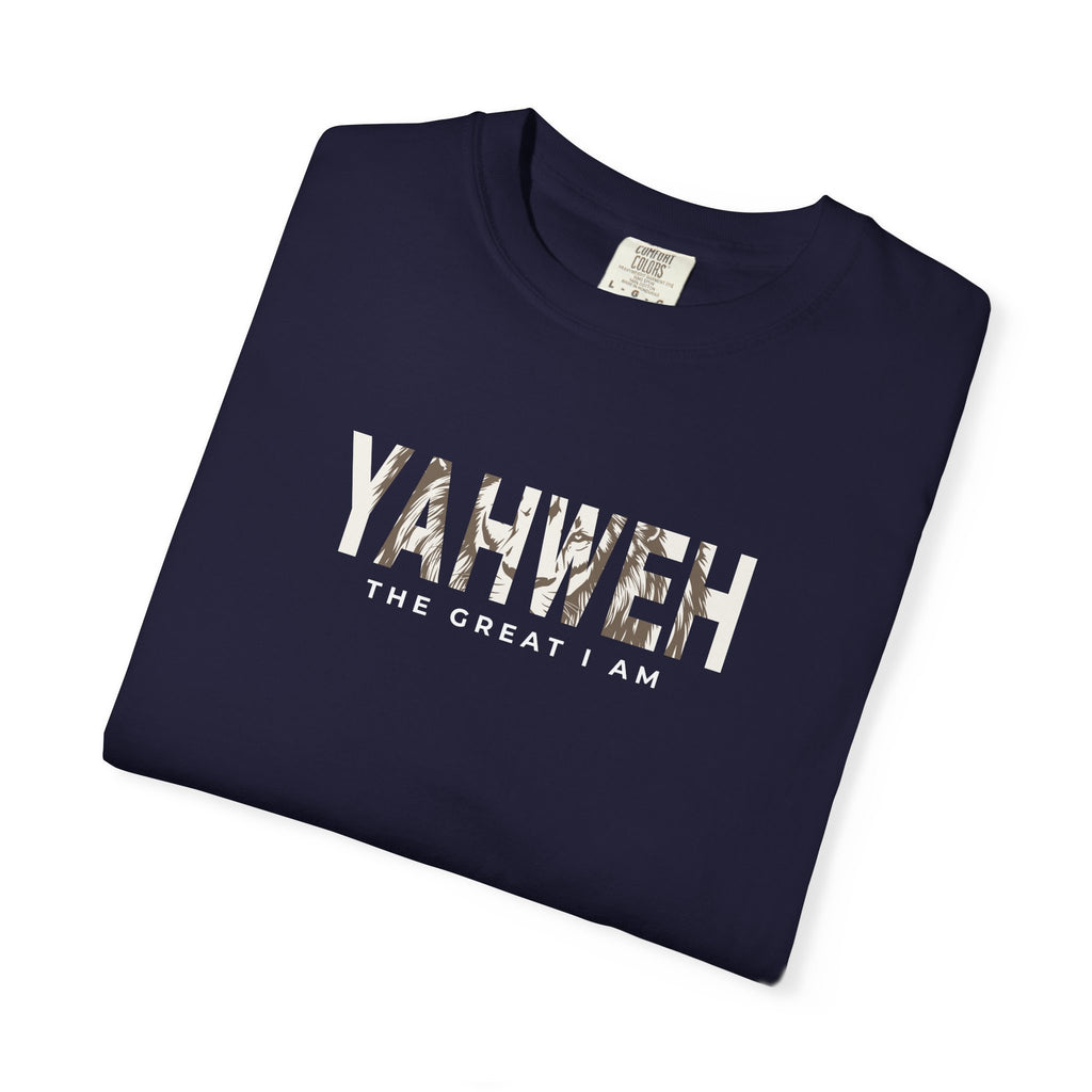 Minimal Lion Typography Comfort Colors T-Shirt