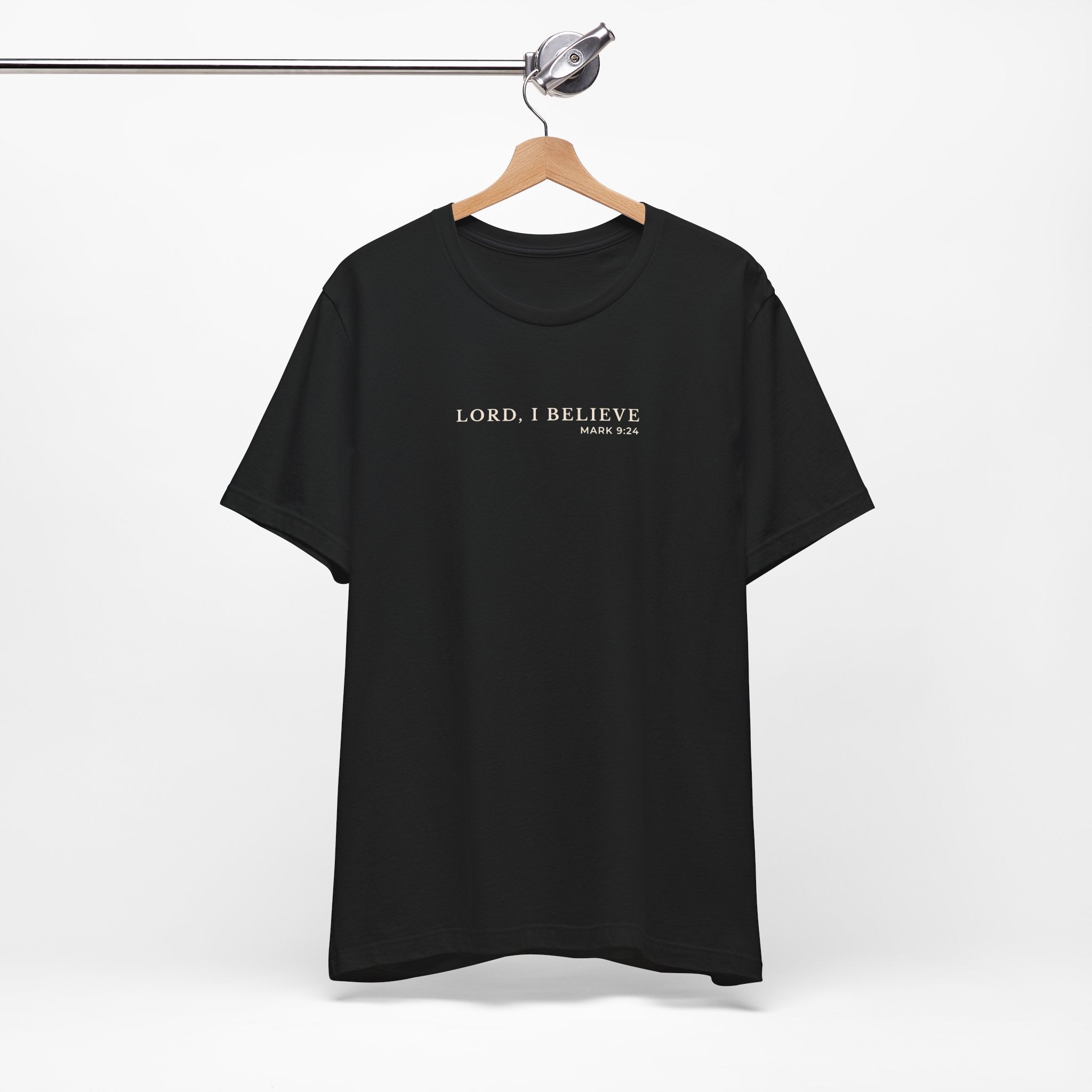 Believe Minimal Typography T-Shirt – Everyday Graphic Tee