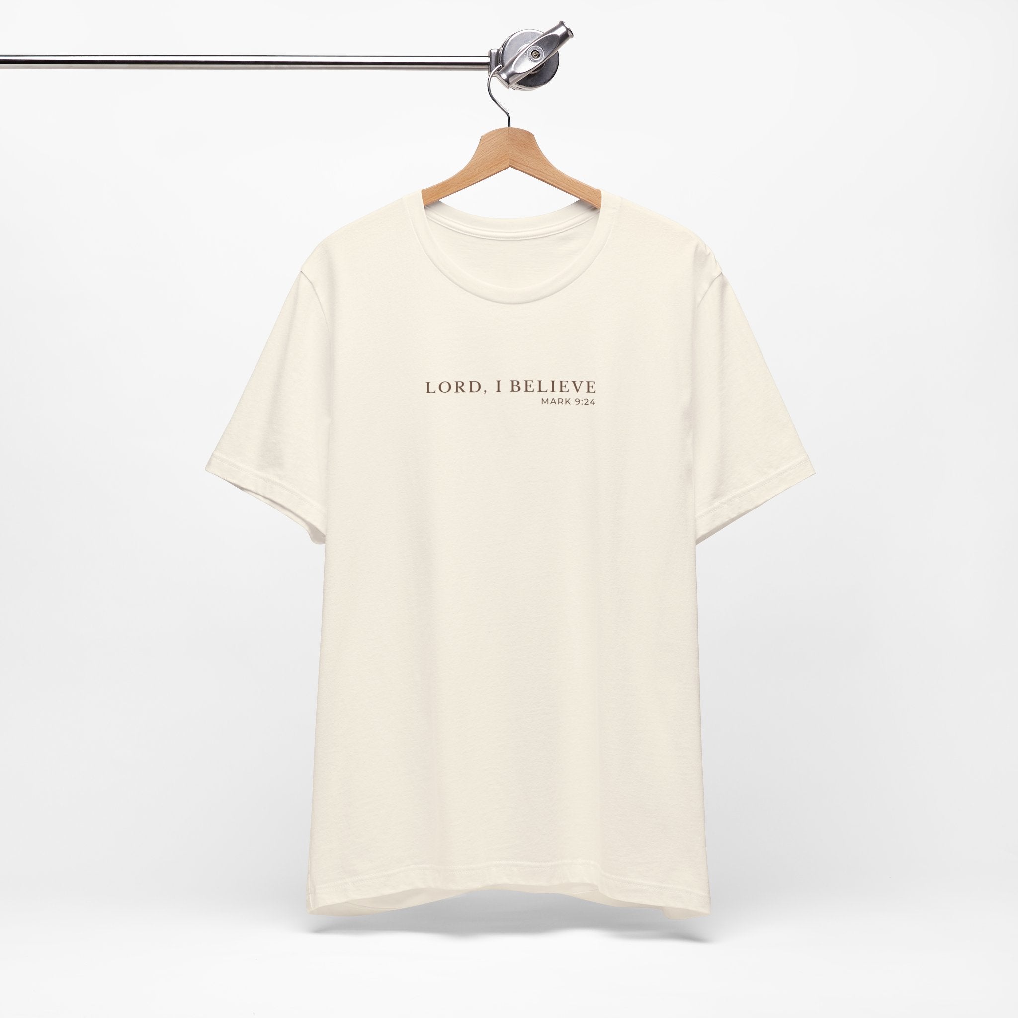 Believe Minimal Typography T-Shirt – Everyday Graphic Tee