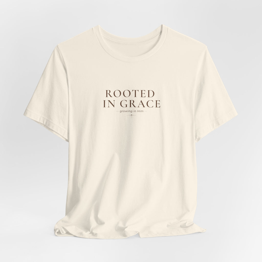 Rooted in Grace Minimalist Faith T-Shirt