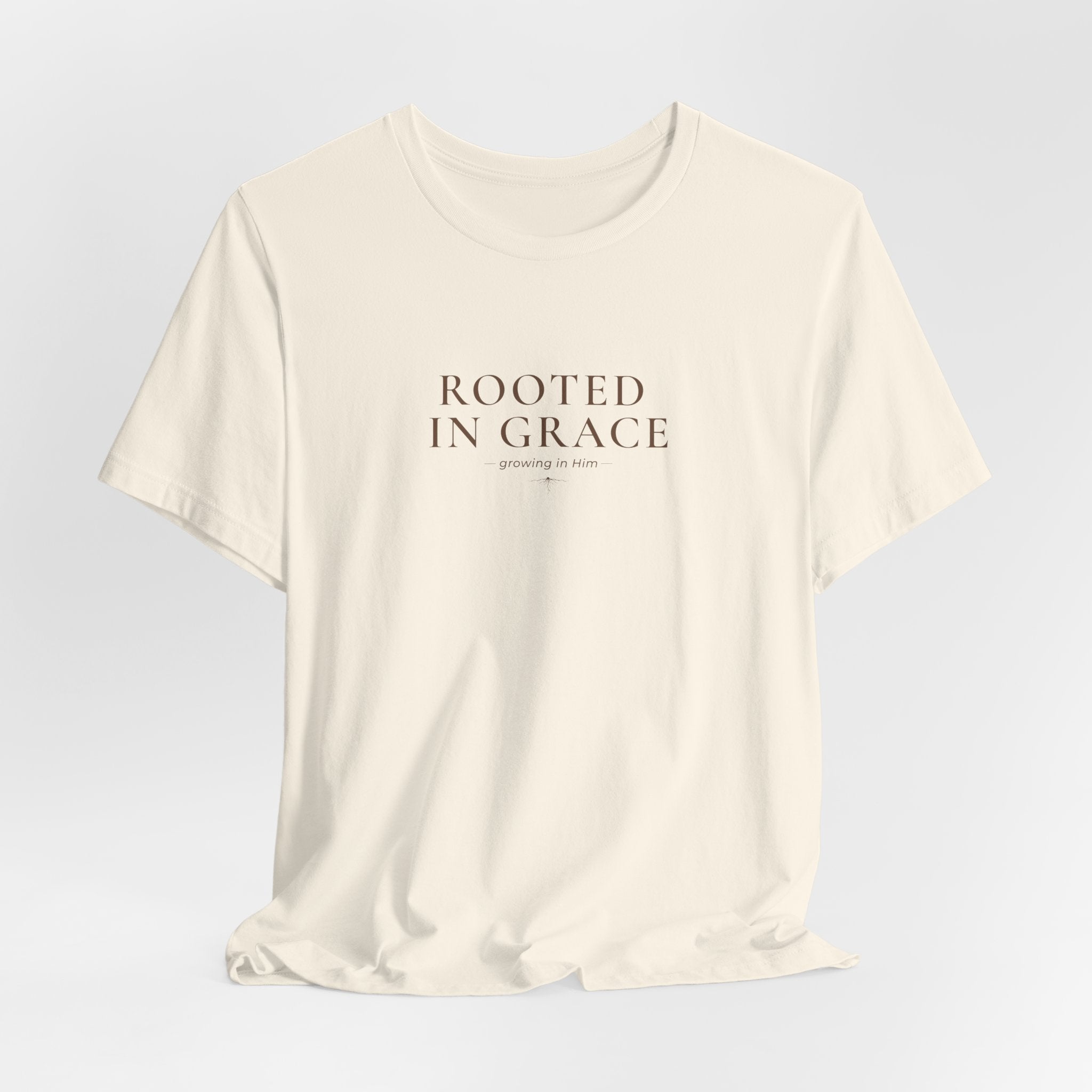 Rooted in Grace Minimalist Faith T-Shirt